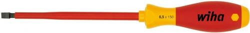 Wiha SoftFinish electric Schlitzschraubendreher VDE isoliert rot, Breite: 6,5 mm, Länge: 150 mm - Bild 1
