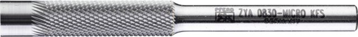 PFERD Kopierfrässtift ZYA Hartmetall Micro Zylinder Ø 0,8 x 30 mm mit 6 mm Schaft für die Feinbearbeitung in Silber - Bild 2