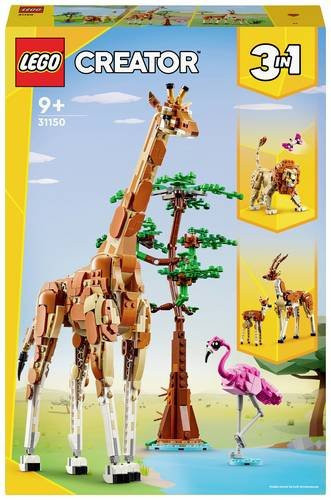 LEGO Creator 3-in-1 Tiersafari Konstruktionsspielzeug ab 9 Jahren - Bild 1