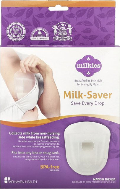 Fairhaven Health Milkies Aufbewahrungsbehälter für Muttermilch, weiß, BPA-frei - Bild 1