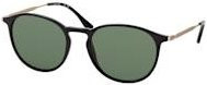 Lacoste L 6061S Sonnenbrille, Rund, Vollrand, Unisex, Schwarz, Grün - Bild 1