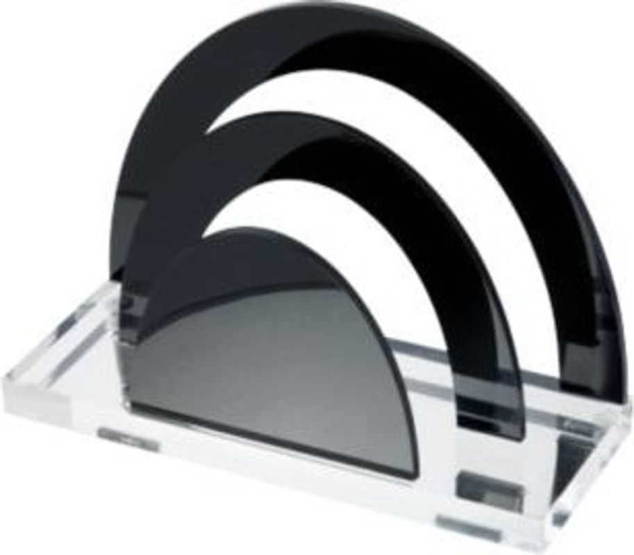 Briefständer WEDO® ACRYL EXCLUSIV aus Kunststoff in Transparent und Schwarz - Bild 1