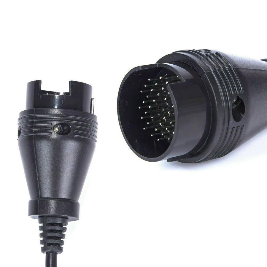 OBD1 auf OBD2 Diagnose-Adapter 38Pin zu 16Pin für Mercedes W124 W140 W202 W210 in Schwarz - Bild 2