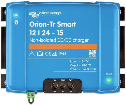 Victron Energy Orion-Tr Smart DC-DC Wandler 24/24-17 400W mit Bluetooth in Blau - Bild 1