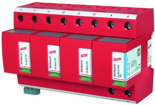 DEHN Überspannungsschutz-Ableiter 951315 DV M TT 255 für Verteilerschrank, Rot, 100 kA - Bild 1