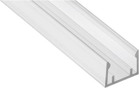 Barthelme LED Profil aus Kunststoff, transparent, rechteckig, selbstklebend - Bild 1