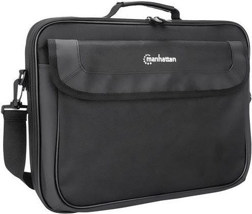 Manhattan Notebook Tasche Cambridge für Laptops bis 15,6 Zoll in Schwarz - Bild 1