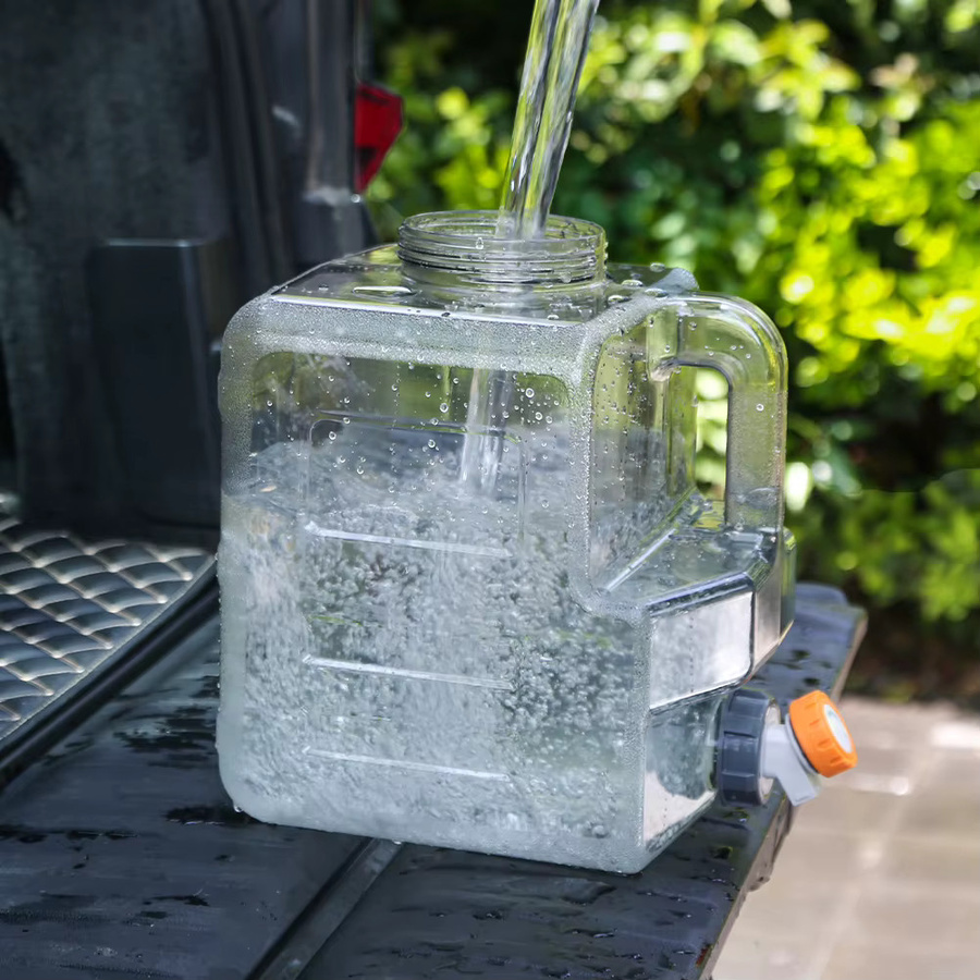 APWIKOGER Camping Wasserspeicher mit Zapfhahn, transparent, 8 l / 12 l / 15 l - Bild 2