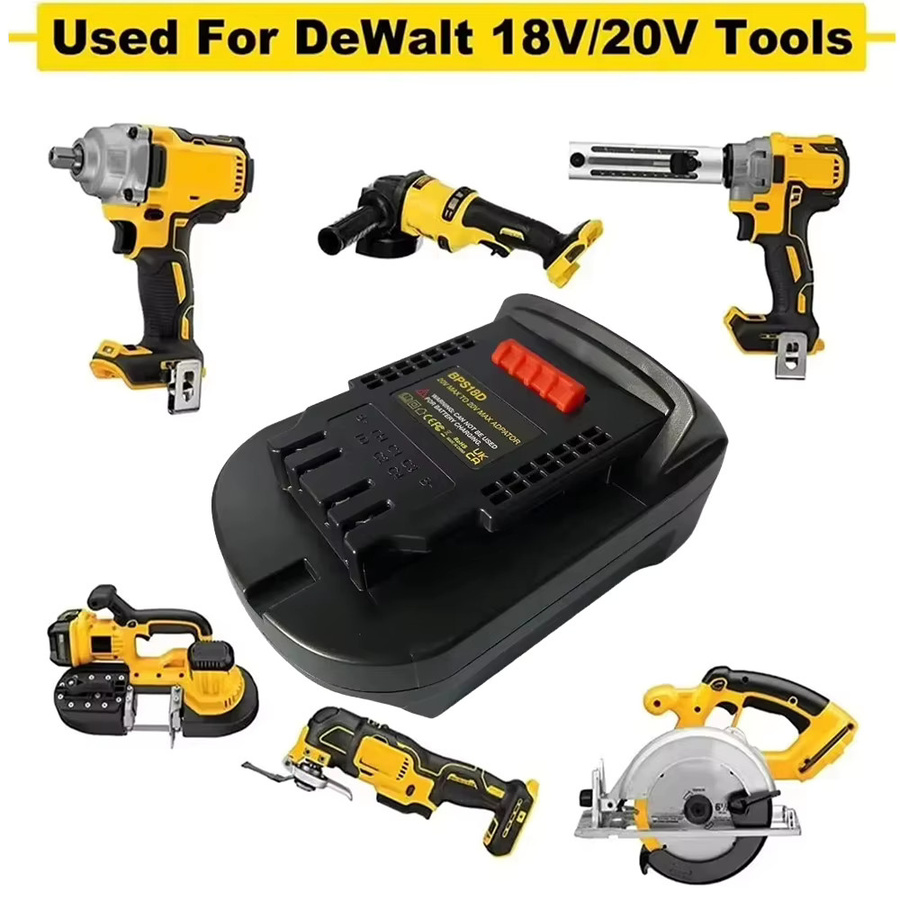 Black & Decker BPS18D Akku-Adapter für 18 V Li-Ionen-Akkus zur Nutzung mit Dewalt 18 V/20 V Elektrowerkzeugen - Bild 4