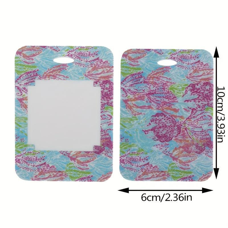 SZ-Damai Kofferanhänger und Griffschoner Set in Coral mit floralem Design für Kinder aus Kunststoff - Bild 2