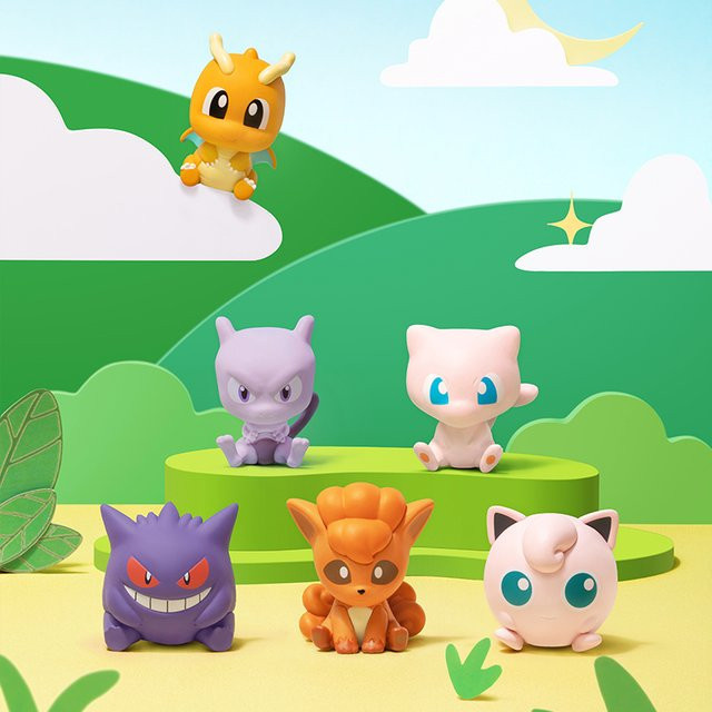 FUNISM Pokemon Mini Actionfiguren Dragonite Gengar Vulpix Mewtwo, Set / Bundle - Bild 1