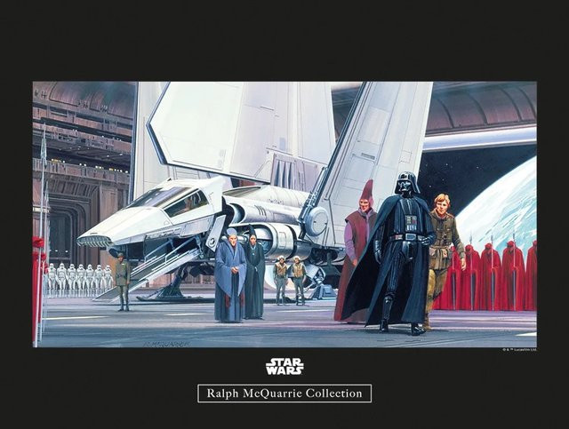 Komar Star Wars Wandbild Dock, Multicolor, Breite: 40 cm, Höhe: 30 cm - Bild 1