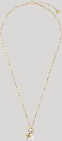 Joop! Halskette mit Anhängern, Edelstahl, Gold, Perle, Damen - Bild 1