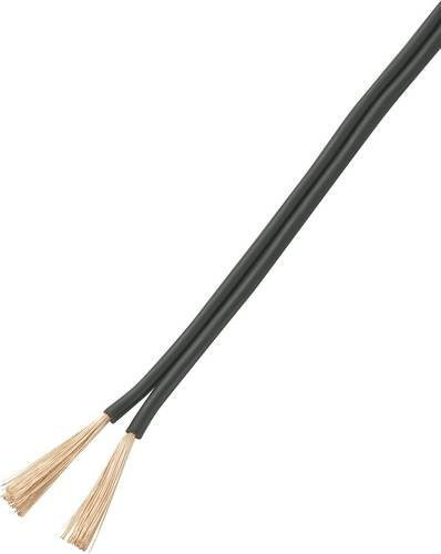 TRU Components Lautsprecherlitze 2 x 0,75mm² Schwarz 50m - Bild 1