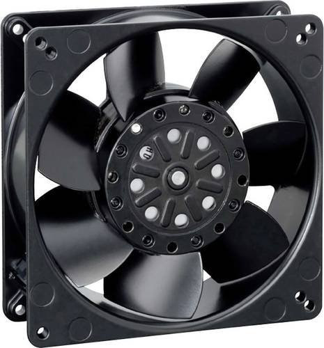 EBM Papst Axiallüfter 5656S in Schwarz, 230 V/AC, 240 m³/h, B/T/H: 13,5 x 13,5 x 3,8 cm - Bild 1