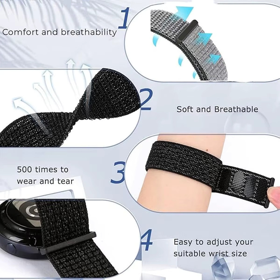 Samsung Uhrenarmband Nylon, Textil, Unisex - Bild 2
