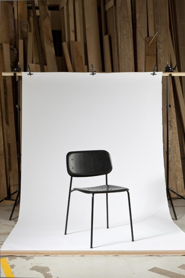 HAY Soft Edge 40 Stuhl aus Eiche und Stahl in Schwarz - Bild 3