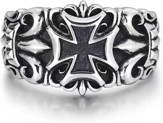 YULIN Ringe, Edelstahl, Silber, Unisex - Bild 1