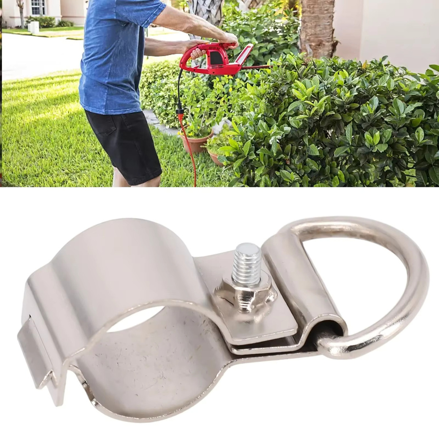 Vibratite Metall Schultergurt-Klemmclip für Ego 56V Trimmer und Gartengeräte, Silber - Bild 3