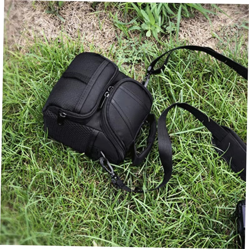 DIXSG Kamera-Schultertasche für DSLR-Kameras, wasserdicht und stoßfest, Schwarz - Bild 4