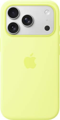 Apple Silikon Case für iPhone 17 Pro mit MagSafe in Neongelb - Bild 1