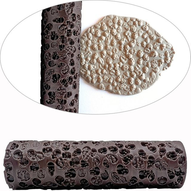 SANMERSEN 3D-gedruckte Handrolle mit Geländetextur, 1-teiliges Set - Bild 1