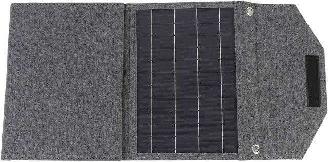 Meterk Faltbares Solarladegerät 80W Tragbar Outdoor Camping Wandern Wasserdicht Monokristallin mit USB-A in Grau - Bild 1