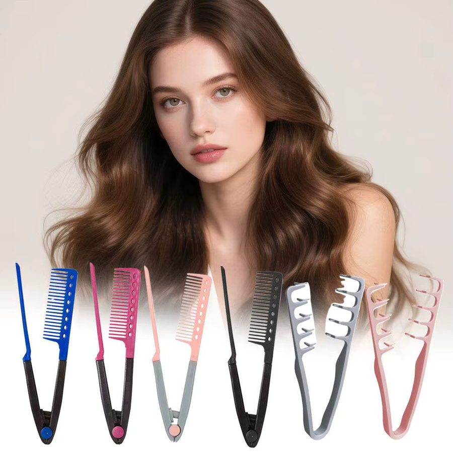V-förmiger Glättkamm Haarglätter, Unisex - Bild 2