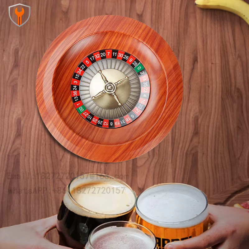 JPHZNB Russisches Roulette, Trinkspielzeug, aus Holz, 30,5 cm - Bild 3