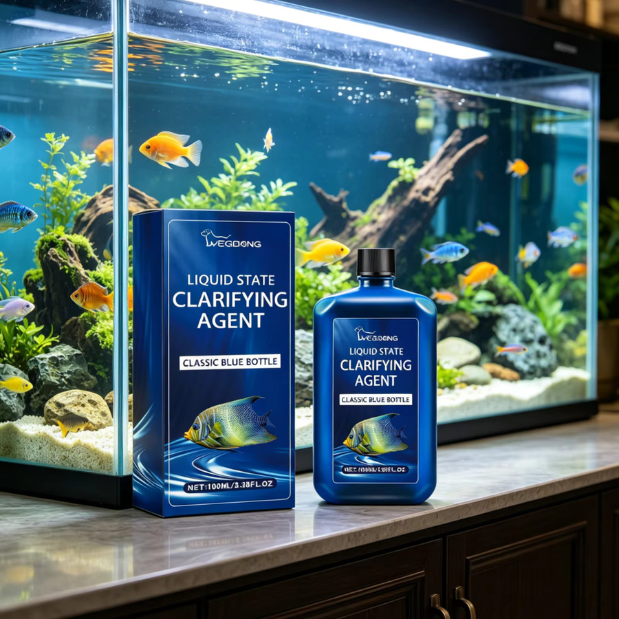 YEGBONG Aquarium Wasserklärer zur Verbesserung der Wasserqualität und Hemmung von Algenwachstum in Blau - Bild 2
