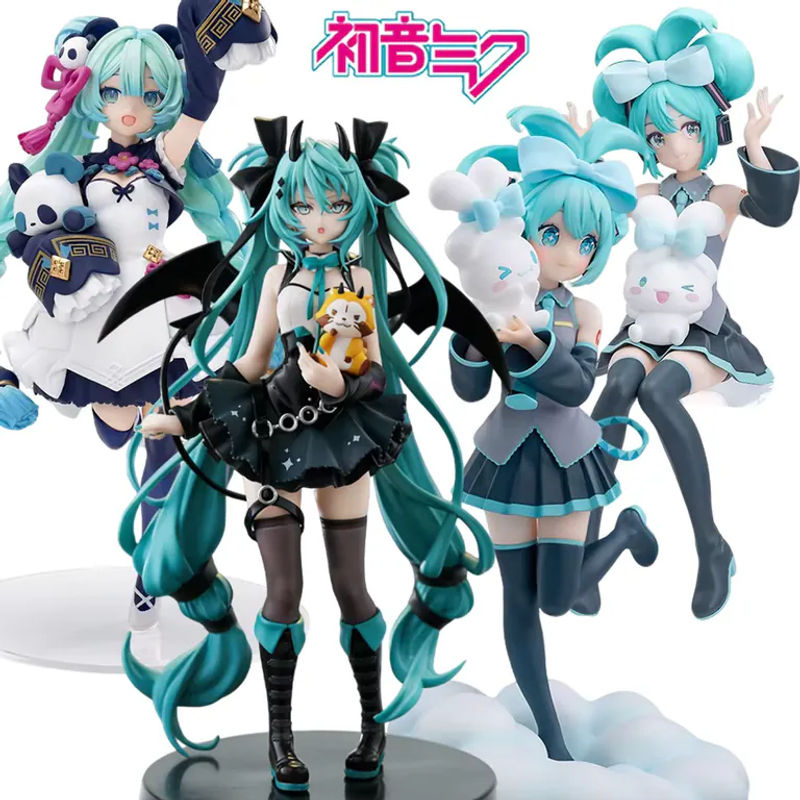 Bandai Hatsune Miku Anime Figur aus Kunststoff, mehrfarbiges Sammlermodell zur Dekoration - Bild 4