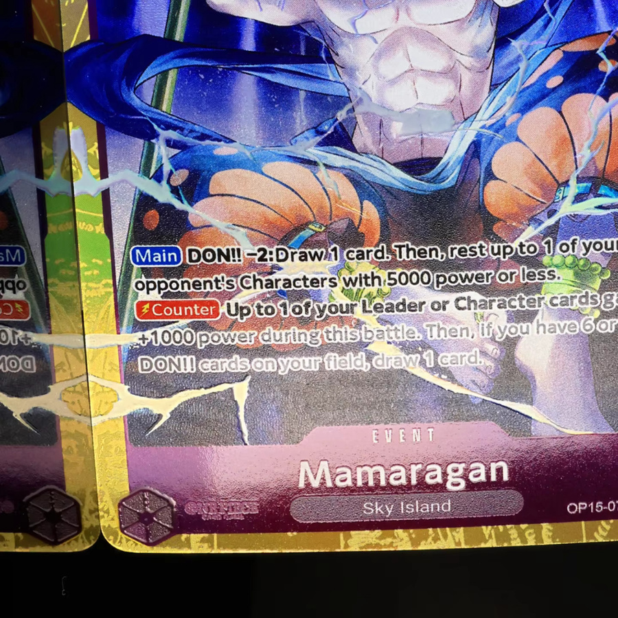 Bandai One Piece Mamaragan Enel, Sammelkarten, Englisch, Lila - Bild 4
