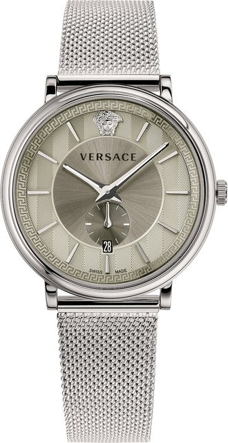 Versace Armbanduhr V-Circle, Quarz, Edelstahl, Gold, 42 mm, Herren - Bild 1