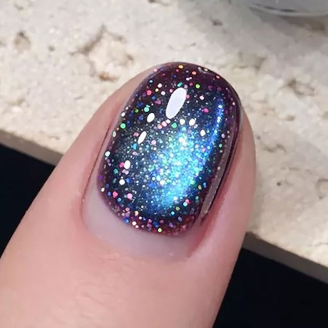 MIANEL Gel-Nagellack, Blau-Lila, 10 ml, Glänzend - Bild 1