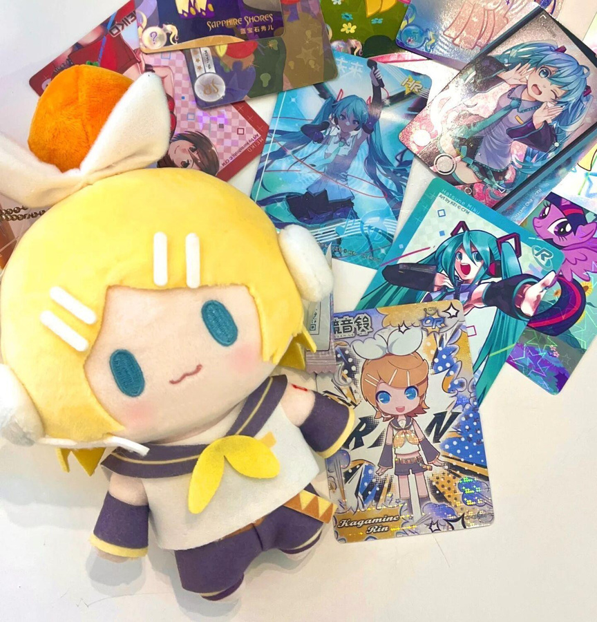 Fashnics Hatsune Miku Kagamine Len Rin Plüschtier 15cm - Bild 1
