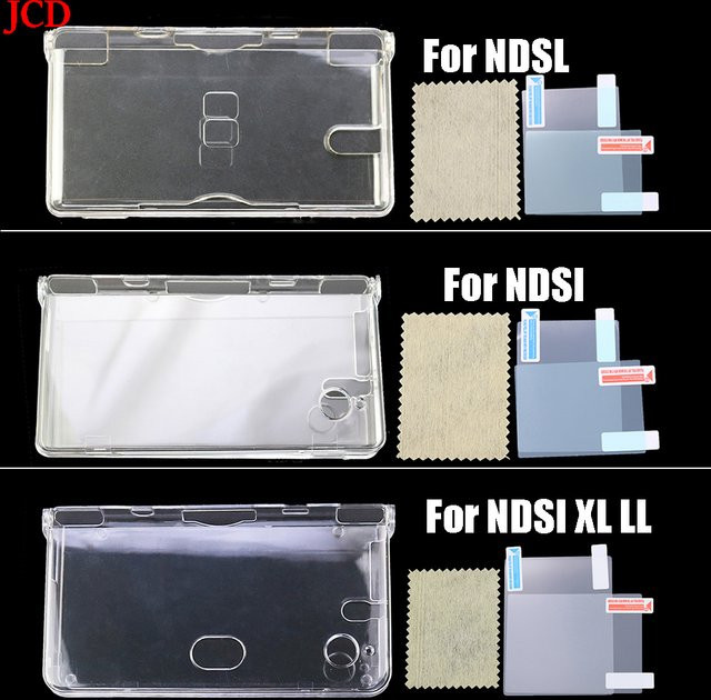 Transparente Schutzhülle aus Kunststoff für Nintendo DS, DS Lite, DSi und DS XL inklusive Displayschutzfolie - Bild 1