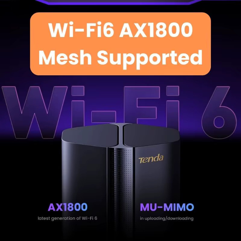 Tenda 5G Wi-Fi 6 Router AX3000 Dual-Band Mesh-WLAN-Hotspot mit 5G/4G/3G Multi-Modus und 2,4GHz/5GHz Unterstützung - Bild 2