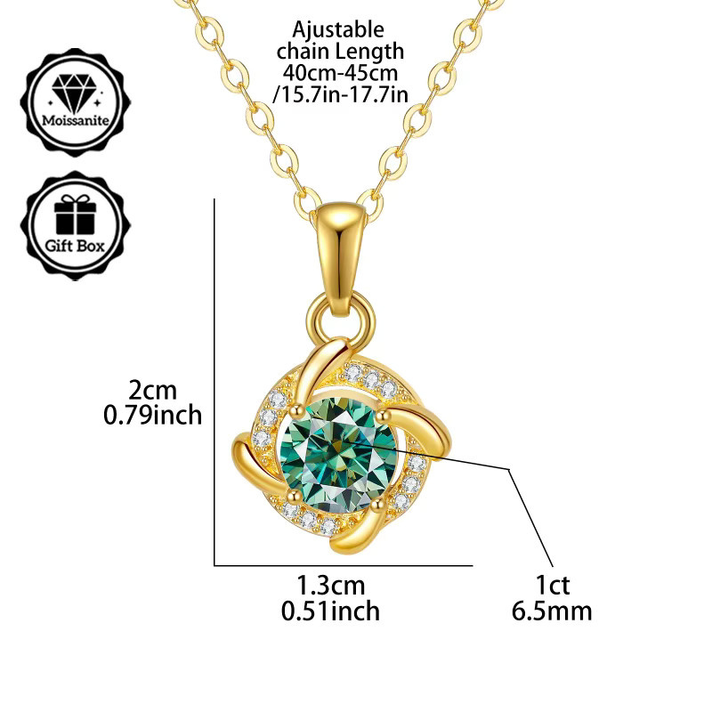 LAMVOICE Halskette, Gold, Zirkonia, Bohemian, Damen - Bild 3