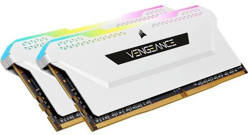 Corsair Vengeance RGB Pro DDR4 Arbeitsspeicher 32 GB Kit 2 x 16 GB 3200 MHz White - Bild 1