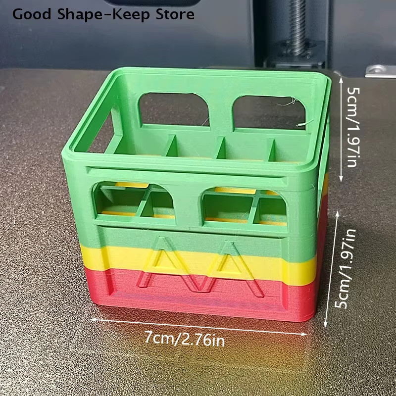 Stapelbarer Batterie-Organizer aus Kunststoff für AAA, AA, 9V, CR2032 und CR2025 in Mehrfarben - Bild 3
