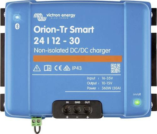 Victron Energy Orion-Tr Smart DC/DC Wandler 24/12-30 360W mit Bluetooth in Blau - Bild 1