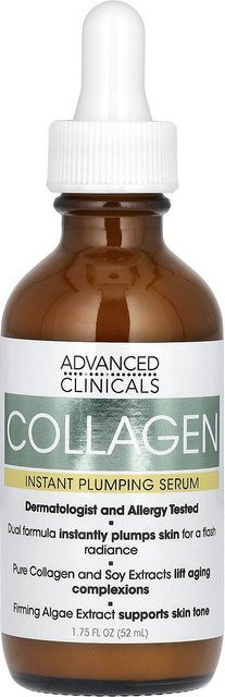 Advanced Clinicals Kollagen Serum, 52 ml, für reife Haut - Bild 1