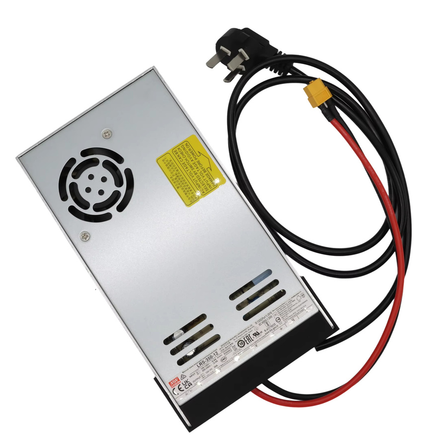 Mean Well DC-Netzteil 12V 29A 348W mit XT60-Anschluss in Silber für NerdOCTaxe Rev3.1 9.6T 12T NerdQX 8T Solo Bitcoin Miner - Bild 3