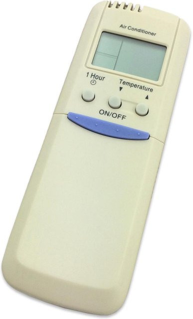 Wonderlands Ersatz-Fernbedienung 2GHR1 für Sanyo Klimaanlagen in Grau und Weiß - Bild 1