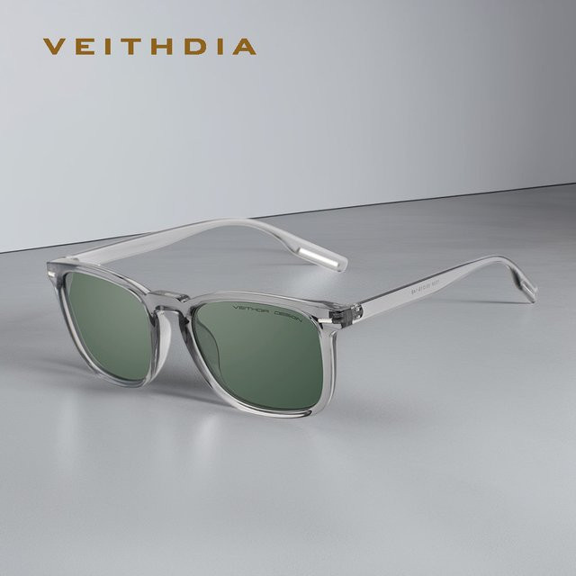 VEITHDIA FA07508 Sonnenbrille, Vollrand, Square, Kunststoff, Unisex, polarisiert - Bild 1