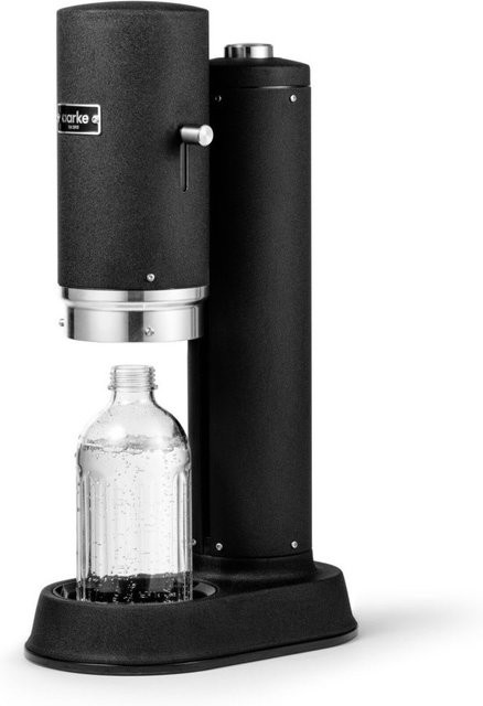 Carbonator Pro Trinkwasser-Sprudler von Arke in Mattschwarz mit Glas- und Edelstahlkomponenten - Bild 1