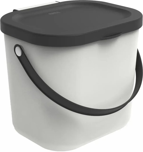 Rotho Mülleimer Albula Weiß 6 l - Bild 1