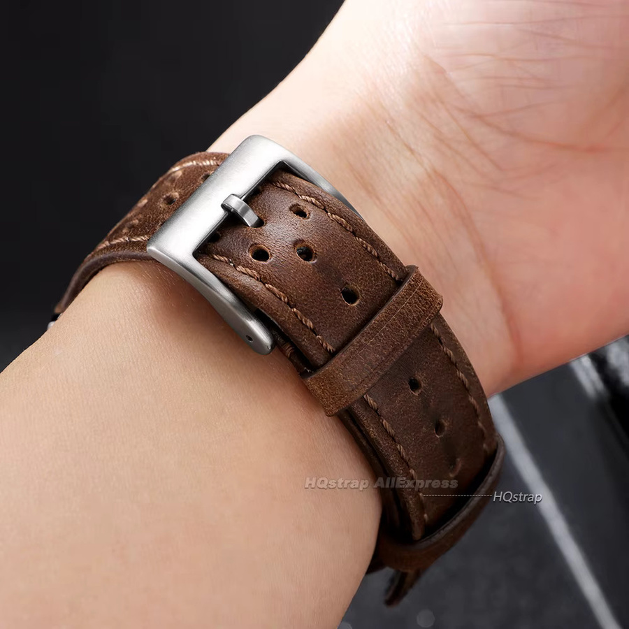HQstrap Uhrenarmband Rindsleder, Vintage, Unisex - Bild 2
