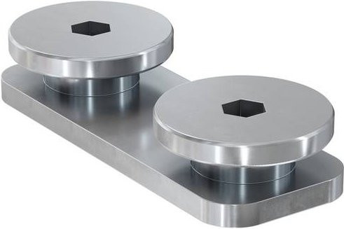 Fischer FDCC A4 Schienenverbinder aus Edelstahl in Silber, 100 Stück - Bild 1