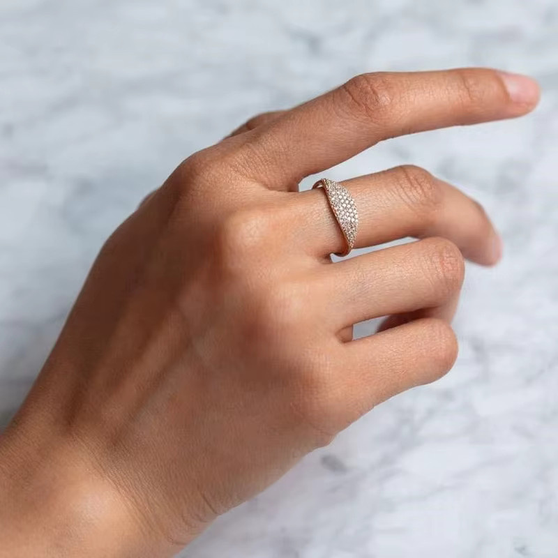 Huitan Ringe, Zirkonia, Gold, Damen - Bild 4